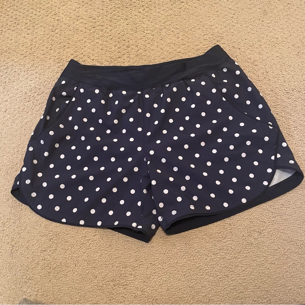 Lands' End | Deep Sea Polka Dot Swim Shorts